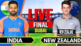 India vs New Zealand, Final | Live Cricket Match Today | IND vs NZ | Champions Trophy, Last 35 Overs