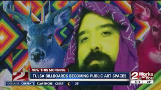 Tulsa billboard becoming public art spaces