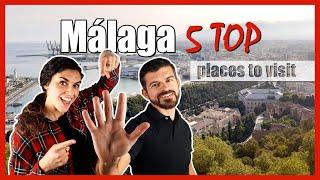 ️ MALAGA 5 TOP PLACES to Visit  | Malaga, Costa del Sol [SPAIN]