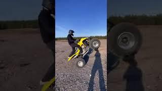 Quadbike Wheelie practice