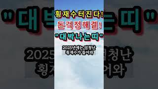 2025년 무조건 부자되는띠 #띠별운세 #풍수 #금전운