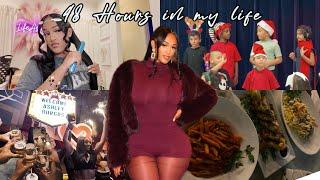 48HOURS IN MY LIFE | 3 N 1 GRWM FOR GIRLS NIGHT OUT + SECRET SANTA SHOP WITH ME+ FRIENDMAS +MORE