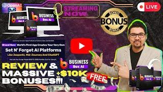 BusinessBox AI Review[LIVE] Brand New ChatGPT4 Powered AI Tech For Every MarketerFREE Bonuses