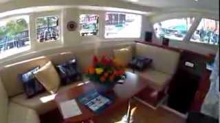 Leopard 39 Catamaran toured at Annapolis Spring Show 2012 by ABKvideo