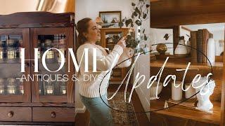 Thrift Flips + Small Home Updates: Vintage Spice Rack, DIY Clay Pot, Decorating Our Antique Cabinet