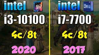 i3-10100 vs. i7-7700 | in 2020