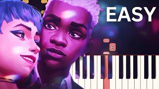 Stromae, Pomme - Ma Meilleure Ennemie (from Arcane Season 2) | EASY Piano Tutorial