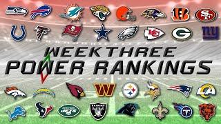 Insanity: NFL Week 3 Power Rankings