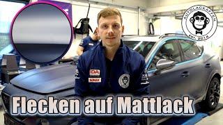 Was tun bei fleckigem Matt Lack ? | AUTOLACKAFFEN