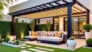 100 Modern Pergola Designs 2025| Outdoor Seating for Home Backyard Patio, Terrace & Rooftop garden 2