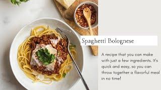 How to Make Spaghetti Bolognese | Cooking with Zahra