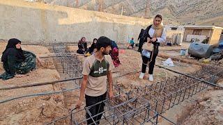 Young couple helps Goli and Mehrali; Afshin and Shokofeh try to build a kitchen