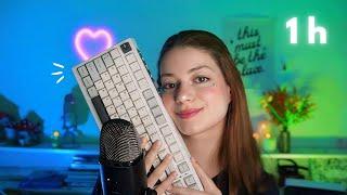 ASMR : 1h d'interview ULTIME proche du micro et sons de clavier ! (spéciale 300k) 