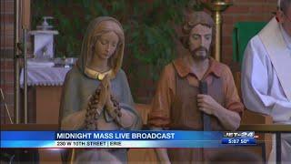 Don’t miss JET 24/FOX 66/YourErie’s LIVE broadcast of Christmas Eve midnight mass at St. Peter’s Cat