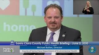 County of Santa Clara Public Health:  Outdoor Dining - June 5, 2020