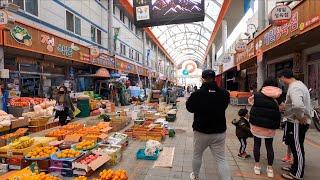 【4K】Korea Walk - Yangyang Traditional Market in Gangwon-do (Nov. 2020) (EP.66)