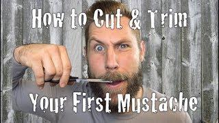 How to Cut & Trim Your First Mustache