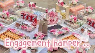 Engagement hamper making video | Malayalam | kraft area