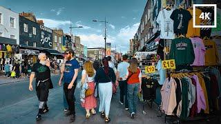 Camden Town Vibrant Walking Tour | London Walk 4K