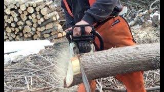 The chainsaw is sharp but won't cut