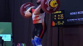 Julian Falkowski (105+) - 193kg Clean and Jerk @ 2017 European U23 Championships