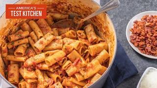 One-Pot Pasta with Tomatoes, Bacon, and Fennel | America's Test Kitchen (S24 E17)