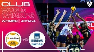 Vakifbank Spor Kulubu (TUR) vs. Gerdau Minas (BRA) - Match Highlights | Club World Champs 