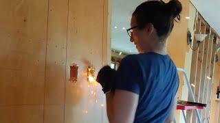 Electrical OOPS! Wood Paneling Removal Gone WRONG (but Fixed!)