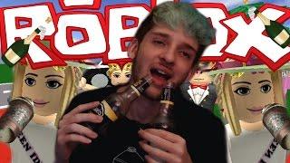 PLAYING ROBLOX DRUNK! (I pee myself on camera)