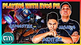 Games With EVOS PH Honda and Dexter | MMR + EVOS PH | CEMaster | Mobile Legends