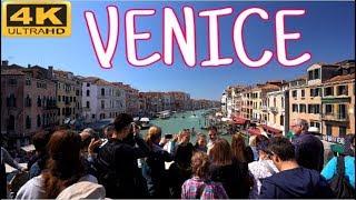 VENICE ITALY : Rialto Bridge  - The Most Place You must See  in VENICE _ 4K Video