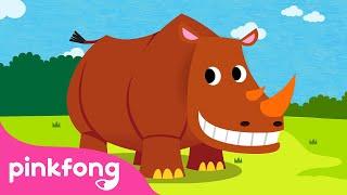 Tê Giác | Bài hát về Động Vật | Pinkfong! Những bài hát cho trẻ em