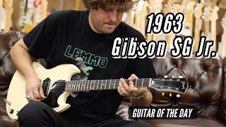 1963 Gibson SG Jr. White | Guitar of the Day
