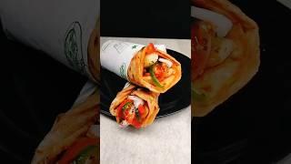 Eggless kathi roll recipe  ASMR #trending #recipe #viralshorts #egglessrecipe #eggroll #shorts