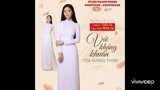 Áo dài trắng học sinh;  ️ 0909916909;129/47/3 Nguyễn Trãi P2,Q5. #aodai #aodaitrang #lớp10