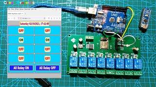 ESP8266 WIFI 8-way Relay Module ESP-12F Development Board from Banggood