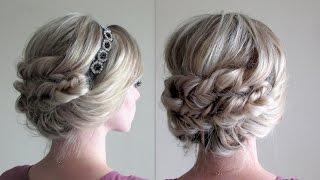 How to: Headband Updo and Fishtail Braids