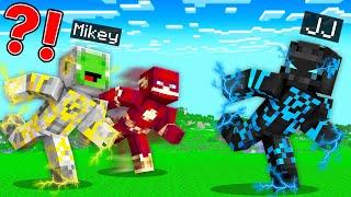 ZOOM Speedrunner vs GODSPEED and FLASH Hunters : JJ vs Mikey Battle in Minecraft Maizen!