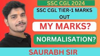 SSC CGL TIER-1 MARKS OUT || MY MARKS? NORMALISATION? #ssccglscam