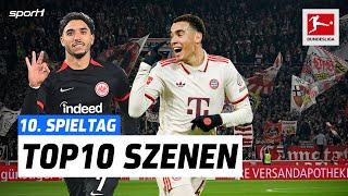 Musiala-Kracher und Herzschlag-Finale in Stuttgart | Die Top 10 Szenen des 10. Spieltags