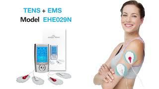 Easy@Home - EHE029N Rechargeable TENS Unit + EMS Muscle Stimulator