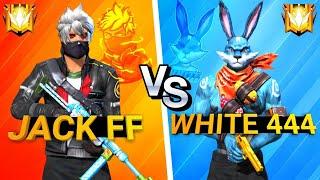 JACK FF  ️  WHITE444 | 1 VS 1 Full Gameplay  | جاك ضد وايت واحد ضد واحد !!!