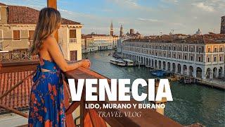 Venecia, Lido, Murano y Burano: Vlog de mi viaje por Italia.