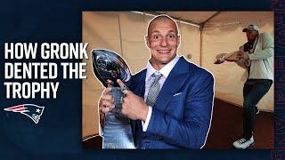 How Gronk Dented the Super Bowl 53 Trophy | Patriots