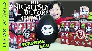 Jack Skellington The Nightmare Before Christmas GIANT PLAY-DOH SURPRISE EGG & FUNKO Mystery Minis