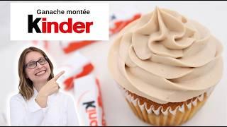  KINDER CHOCOLATE WHIPPED GANACHE  EASY Recipe for Layer Cake Number Cake Birthday Cake