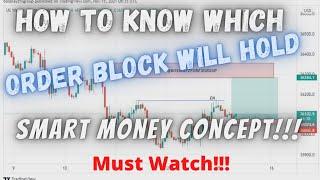 How To Choose The Right ORDERBLOCKS | Smart Money Concepts| Order Blocks |Best US30 Strategy