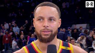 Steph Curry Reacts to Being 13-1 All-Time at Madison Square Garden