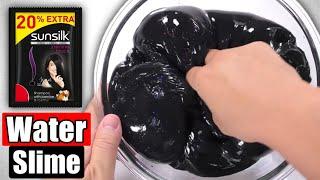 [ASMR] WATER SLIME How to make Water Slime with Sunsilk Shampoo without White Glue