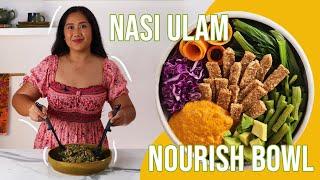 Nasi Ulam Nourish Bowl | Vegan & Healthy and EASY